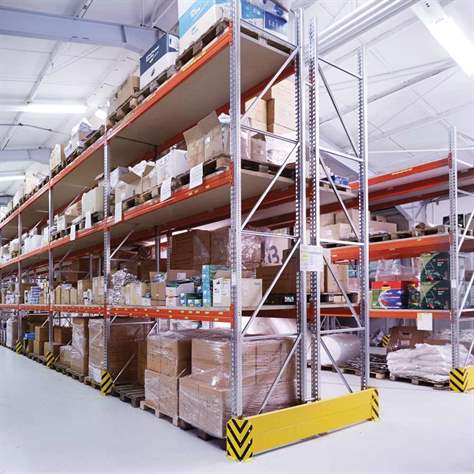 Cadru de protecție din oțel pentru colț, varianta constructivă în formă ”L” - META Skladovací technika - imagine4