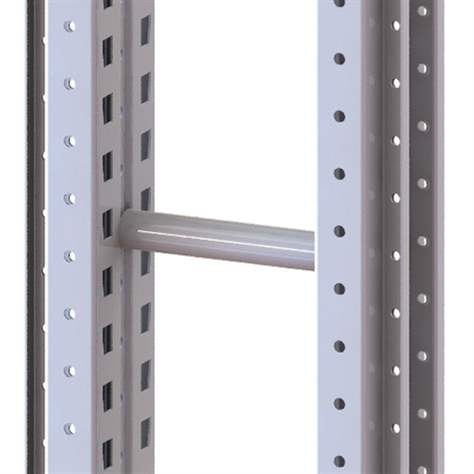 Distanční kus pro propojení dvou regálových řad, délka 100 mm - META Skladovací technika