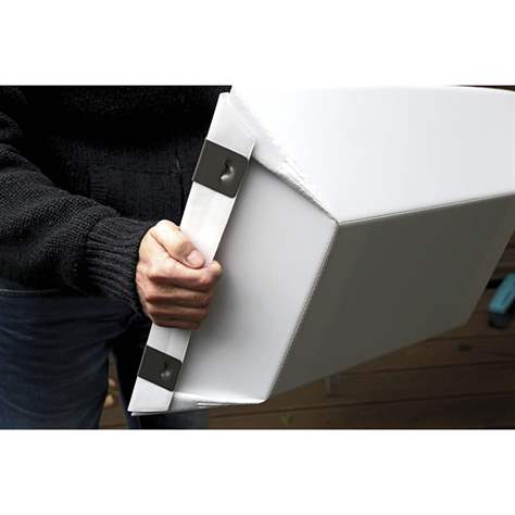 Klappbare Notfallbehälter, Auffangvolumen 15 l, 600x400x120 mm, VE 5 Stück - Metal Arsenal Trade s.r.o. - Bild4