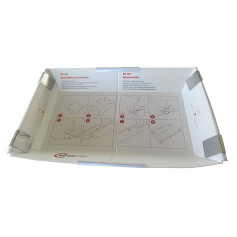 Tavă colectare pliabilă în caz de avarie, capacitate colectare 3 l, 500x330x60 mm, set 5 buc. - Metal Arsenal Trade s.r.o.