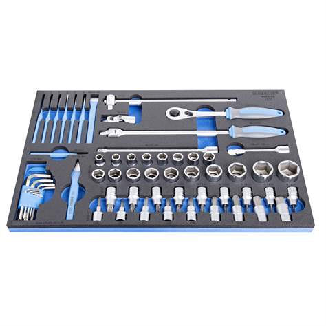 1/2" Steckschlüssel-Sortiment, UNIOR, 60 St. - UNIOR Slovenia