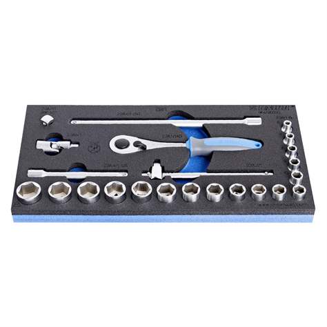 3/8" Steckschlüssel-Sortiment UNIOR - 23 St. - UNIOR Slovenia