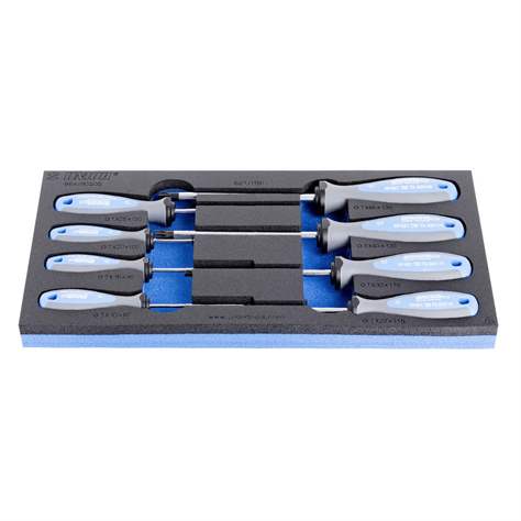 Sada skrutkovačov TBI torxových s dierkou UNIOR – 8 dielov - UNIOR Slovenia