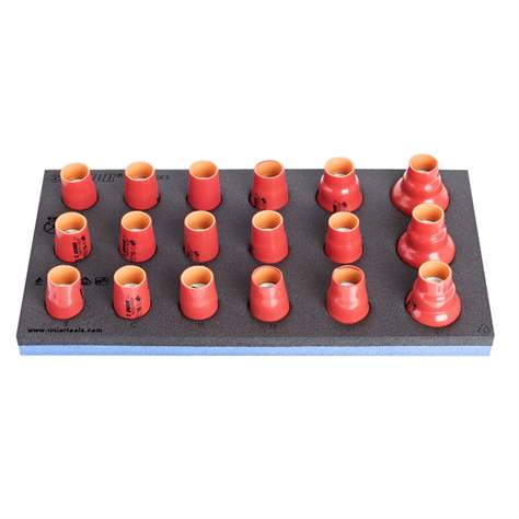 Sada izolovaných gola hlavíc 1/2" (8-32) UNIOR – 18 diely - UNIOR Slovenia