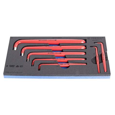 Sada izolovaných imbusových kľúčov (3-12) UNIOR – 7 dielov - UNIOR Slovenia