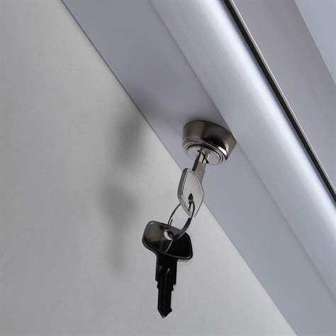 Venkovní vitrína Premium, hloubka 68 mm, magnetická zadní stěna, pro počet listů 6xA4 - obrázek7