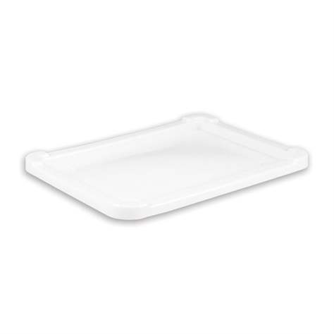 Deckel für Mehrzweckbehälter mit Volumen 140 l, aus Polyethylen, Weiß