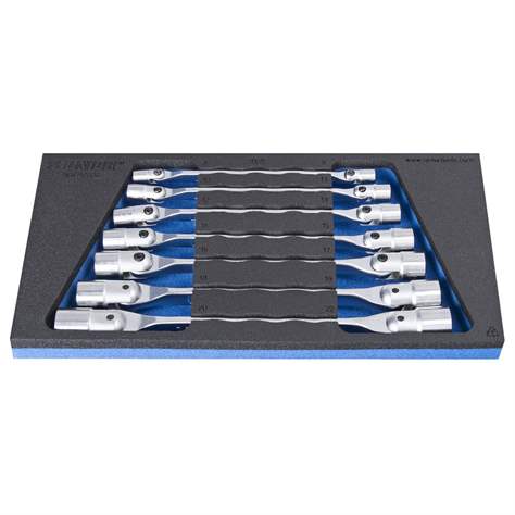 Doppelgelenksteckschlüssel-Set (8-22), UNIOR, 7 St. - UNIOR Slovenia