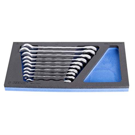 Gabel-Knarrenringschlüssel-Set (8-19), UNIOR, 10 St. - UNIOR Slovenia