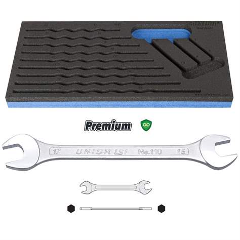 Doppelgabelschlüssel-Set (6-32), UNIOR, 12 St. - UNIOR Slovenia - Bild2