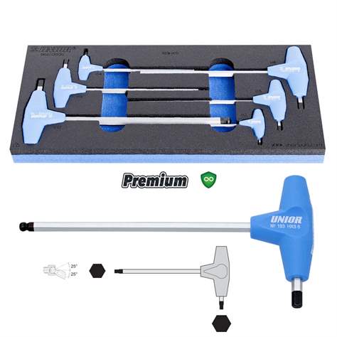 kľúčov IMBUS s T- rukoväťou (3-10), UNIOR, 6 ks - UNIOR Slovenia - obrázok2