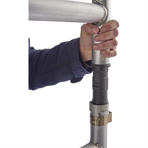 Modulares Aluminium-Gerüst mit Räder, Plattform 1,8 x 0,6 m, Plattformhöhe 4,55 m - Bild6