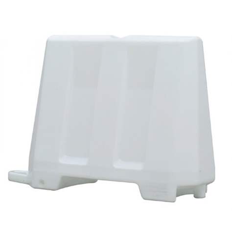 Straßen-Leitwand aus hochwertigem Polyethylen, 1010 x 810 mm, weiß - Bild3