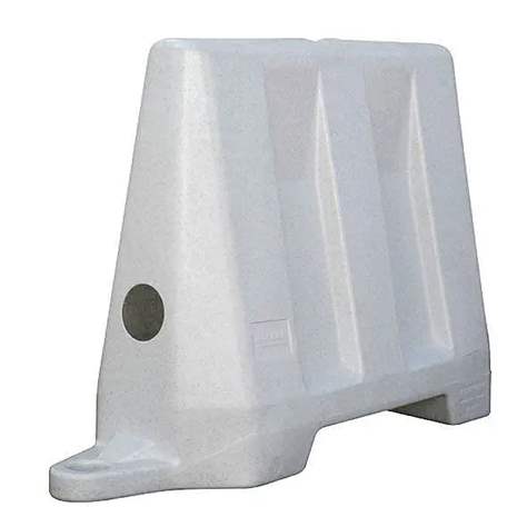 Straßen-Leitwand aus hochwertigem Polyethylen, 1010 x 810 mm, rot - Bild4