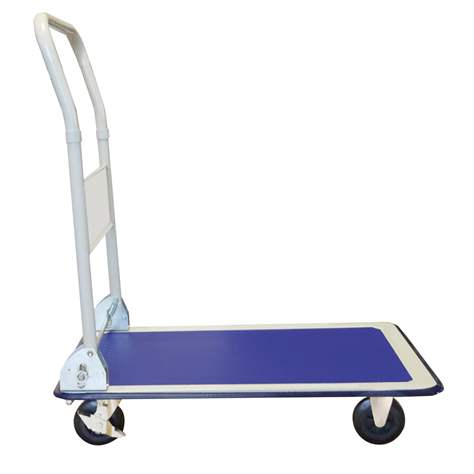 Plattformwagen SECO, klappbarer Schiebebügel, Ladefläche L x B: 720x470 mm, Traglast 150 kg - Bild2