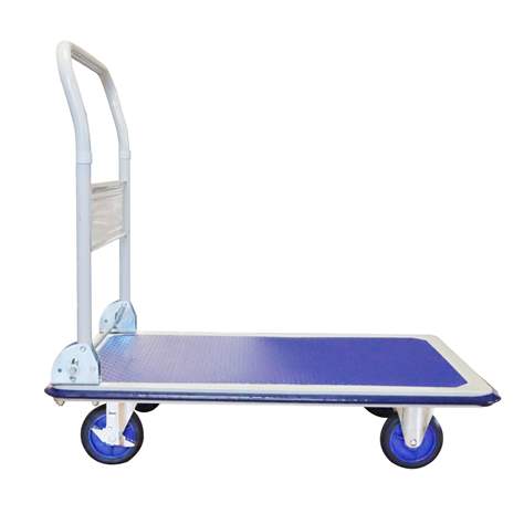 Cărucior tip platformă SECO, mâner pliabil, platformă de încărcare lung.x adânc.: 900x600 mm, capacitea portantă 250 kg - imagine2
