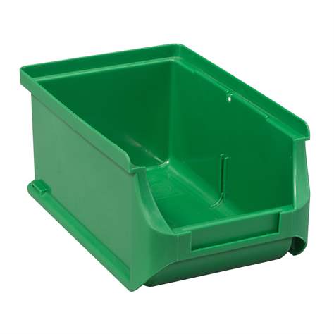 Cutie din plastic ALLIT ProfiPlus industriala pentru raft, 160 x 102 x 75 mm, culoare verde, unitate ambalare 24 buc.