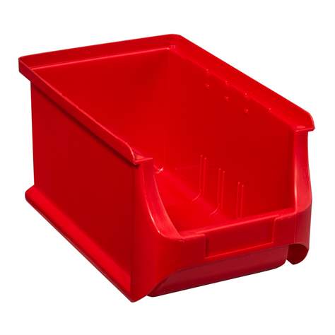 Cutie din plastic ALLIT ProfiPlus industriala pentru raft, 235 x 150 x 125 mm, culoare roșie, unitate ambalare 24 buc.