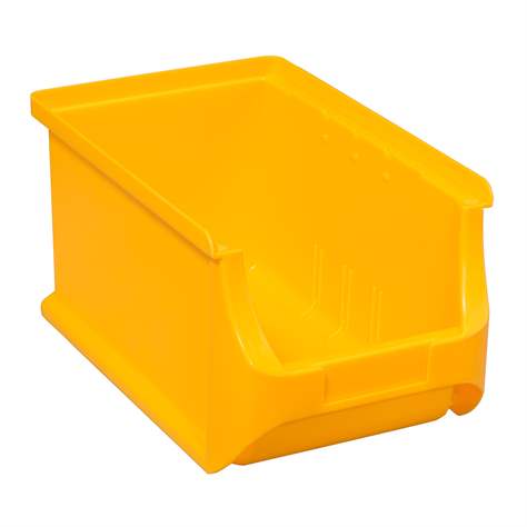 Cutie din plastic ALLIT ProfiPlus industriala pentru raft, 235 x 150 x 125 mm, culoare galbenă, unitate ambalare 24 buc.