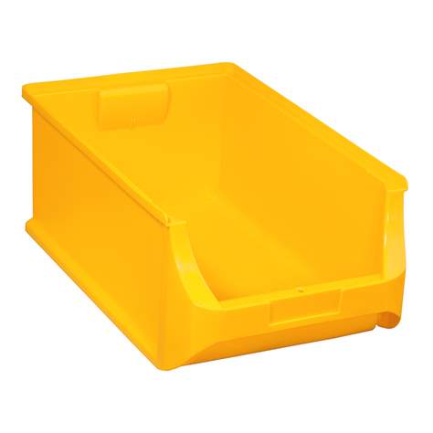 Profi-Regalbox, 500 x 310 x 200 mm, Farbe gelb , VE 6 Stk.