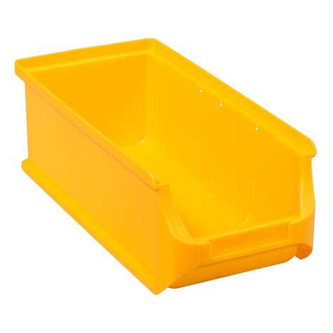 Cutie din plastic ALLIT ProfiPlus industriala pentru raft, 215 x 102 x 75 mm, culoare galbenă, unitate ambalare 20 buc.