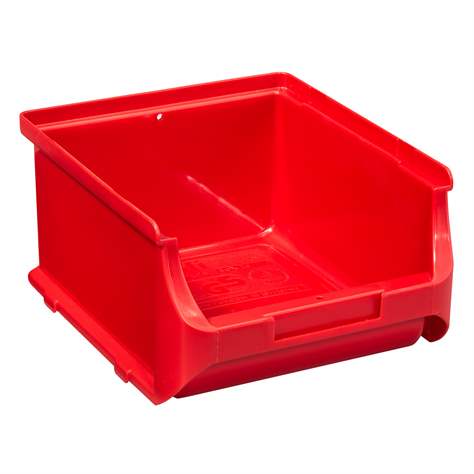 Cutie din plastic ALLIT ProfiPlus industriala pentru raft, 160 x 137 x 82 mm, culoare roșie, unitate ambalare 20 buc.