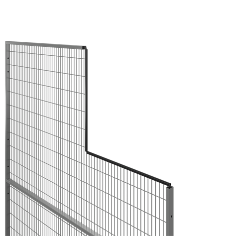 Vyztužený plastový U-Profil pro ochrannou mříž, délka 2 m - TROAX CZ, s.r.o.
