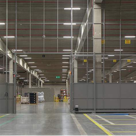 Stahlblech-Einflügeltür mit Griff (Euro-Zylinderschloss), HxB: 2200x1000 mm, Farbe Grau - TROAX CZ, s.r.o. - Bild2