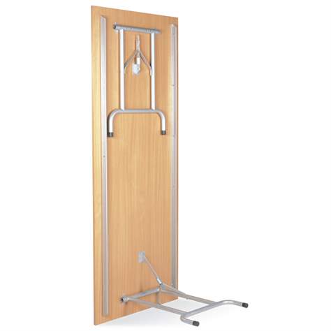 Klappbarer Konferenztisch RICO, Länge 2000 mm, Platte Ahorn, Konstruktion silberlackiert - Nowy Styl Group - Bild2