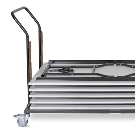 Klappbarer Konferenztisch RICO, Länge 2000 mm, Platte Ahorn, Konstruktion silberlackiert - Nowy Styl Group - Bild5