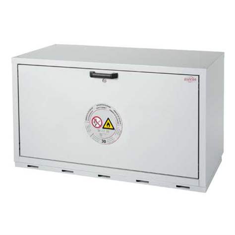 Bezpečnostní skříňka na hořlaviny 30 min., 1 zásuvka, v x š x h: 630x1100x550 mm - asecos GmbH