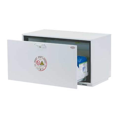 Bezpečnostní skříňka na hořlaviny 90 min., 1 zásuvka, v x š x h: 630x1100x500 mm - asecos GmbH