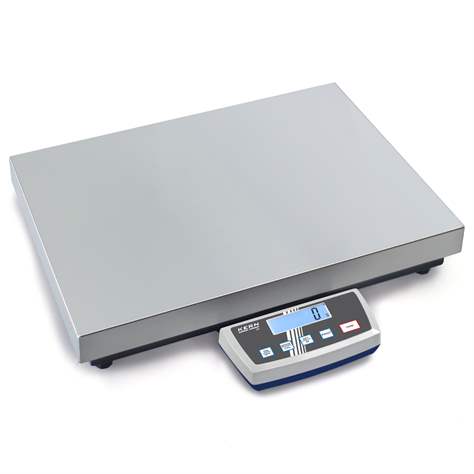 Plattformwaage, Wägeplatte aus Edelstahl, Wägebereich max. 150 kg, 522x403x90 mm - Kern + Sohn GmbH