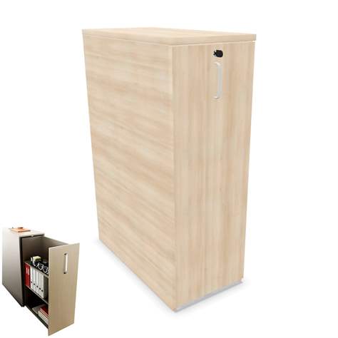Orga Cabinet - Auszug-Schrank, Ausführung rechts, Farbe Akazie, HxBxT: 120 x40 x80 cm - Nowy Styl Group