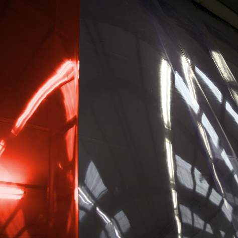 Streifenvorhänge Standard, rot, Breite 200 mm, Rolle 50 m - COBA Europe GmbH - Bild4