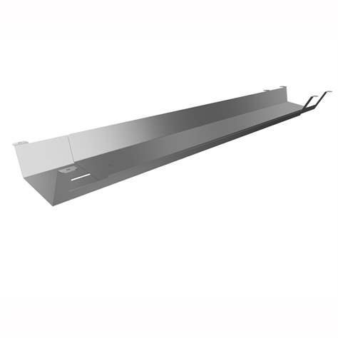 Horizontální kabelové vedení, nastavitelná délka 925-1725 mm (pro stoly 1200-2000 mm), barva šedá - Nowy Styl Group