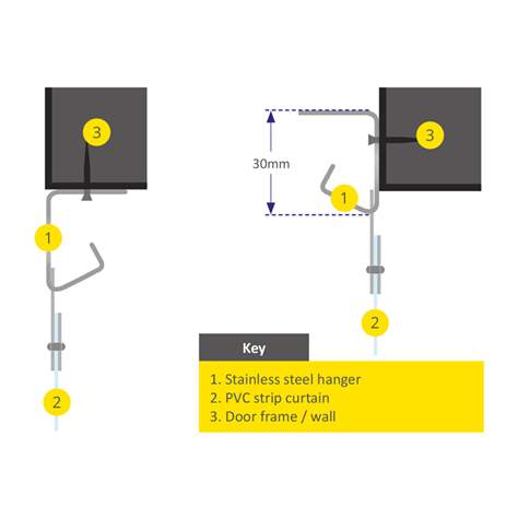 Edelstahl-Hakenleiste, Länge 984 mm - COBA Europe GmbH - Bild4