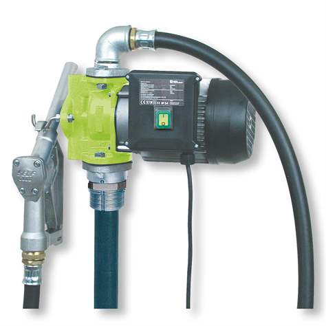 Elektrické čerpadlo VISCONET II (230V) na motorové a převodové oleje do SAE 80, 28 l/min - pro kontejnery a nádrže, standardní pistole