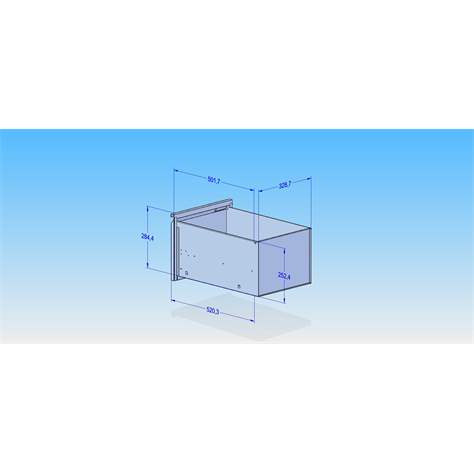Hängeregistraturschrank ECONOMY, Format A4, 3 Schubladen, HxBxT: 1012x405x623 mm, Lichtgrau RAL7035 - Kovona Lysa nad Labem - Bild5