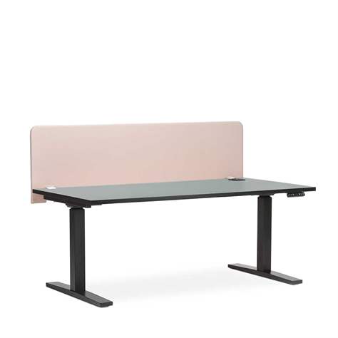 Trennwand für Schreibtisch, gepolstert, Länge 1600 mm - Nowy Styl Group