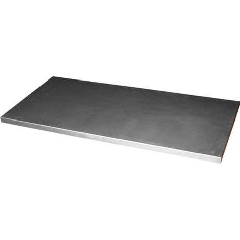 Fläche aus verzinktem Blech für TECHNO-Tisch , Länge 1400 mm. - Malow