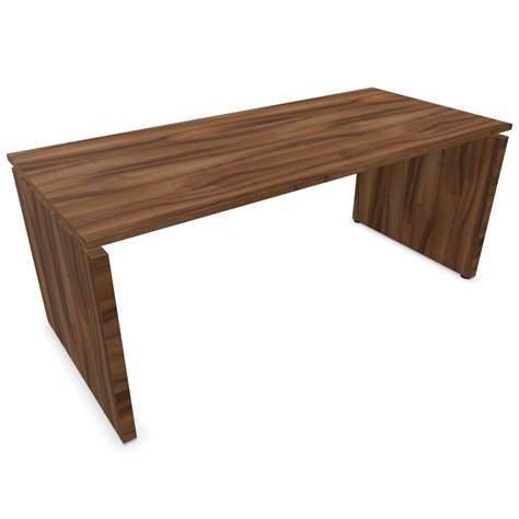 Mangement-Schreibtisch SQart Manager, Arbeitsplatte Nussbaum, B x T: 1800 x 800 mm - Nowy Styl Group