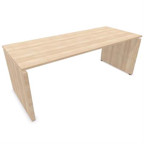 Mangement-Schreibtisch SQart Manager, Arbeitsplatte Akazie, B x T: 2000 x 800 mm - Nowy Styl Group