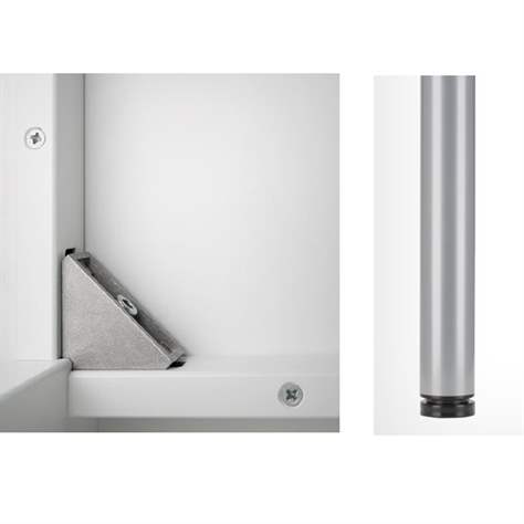 Konferenztisch, Fassform, Farbe Ahorn, B x T: 2000 x 1200 mm - Nowy Styl Group - Bild5