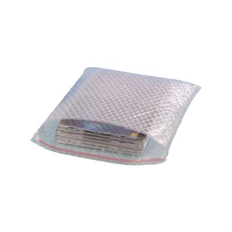 Pungi din folie transparentă cu bule aer pentru ambalat, împachetat, autoadezive, 100x200 mm, 60 µm, unitate ambalare 100 buc.