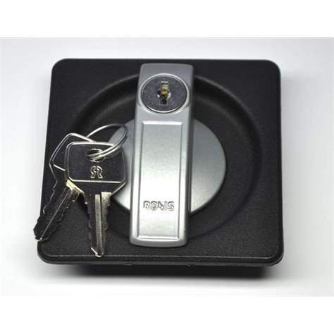 Încuietoare tip butuc RONIS 23500 inclusiv 2 chei pentru dulap uși batante - Malow