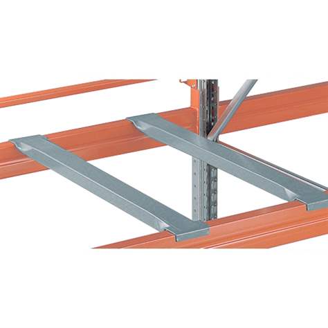 Tiefensteg zur Abstützung bei Querlagerung, verzinkt, Tiefe 800 mm, Traglast je Paar 1500 kg - META Skladovací technika - Bild2