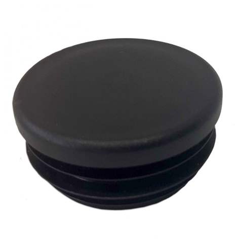 Dop din plastic, rotund, diametru 38 mm, culoare negru