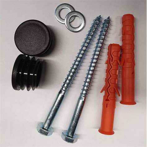 Parkstop, Gummi, Länge 550 mm, Farbe Gelb/Schwarz - Bild4