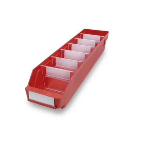 Regálový box RackBox, 500 x 120 x 95 mm, barva červená